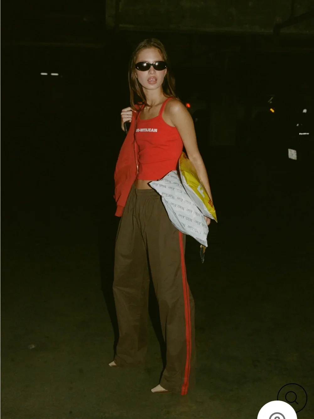With Jéan Romeo Track Pant I in Brown Size S - Picture 1 of 4